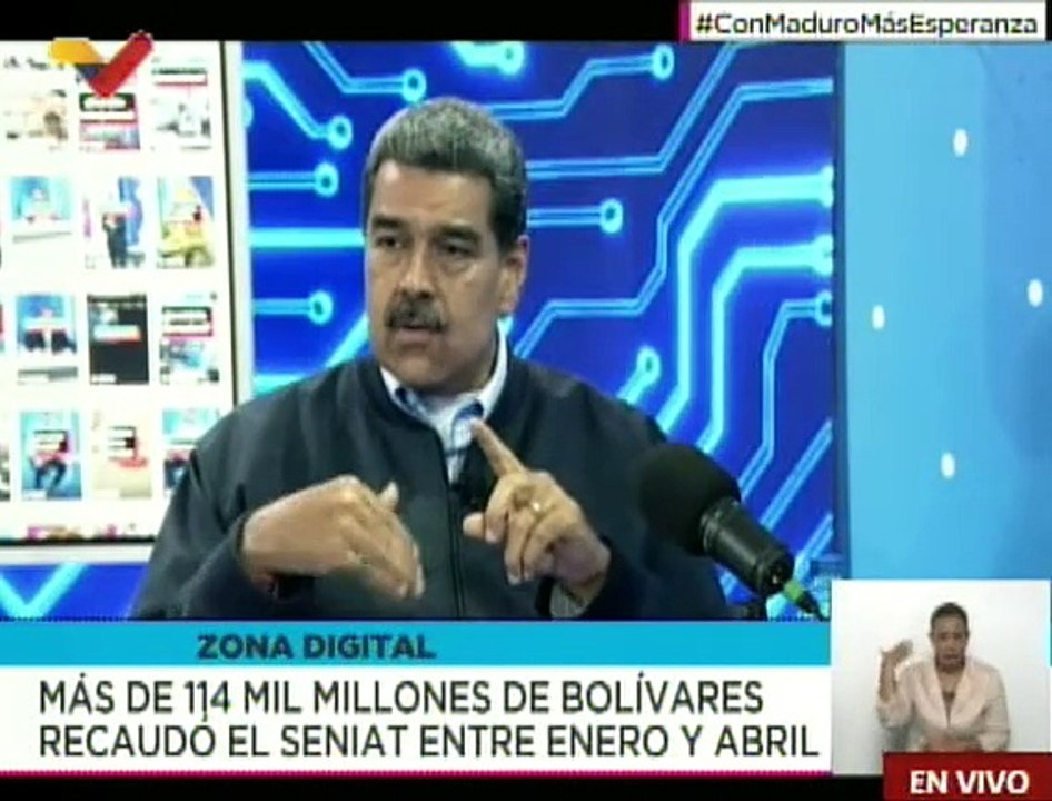 Pdte. Maduro: El aumento de la recaudación es la base para la recuperación del bienestar social