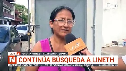 continúa búsqueda a Lineth