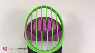 Very Satisfying Kinetic Sand Cutting Compilation #4