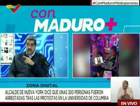 Jefe de Estado se solidariza con los estudiantes y profesores detenidos en la Universidad de Columbia