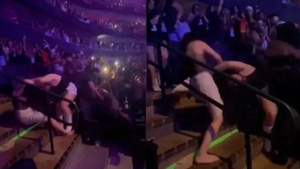 Pelea en las gradas en pleno concierto de Bad Bunny