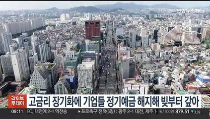 고금리 장기화에 기업들 정기예금 해지해 빚부터 갚아