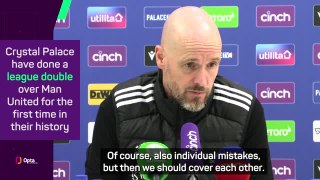 'Very poor' - Ten Hag 'disappointed' with crushing Palace defeat