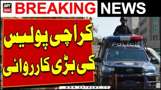 Karachi Police Raid in Azizabad Block 2 | ARY Breaking News
