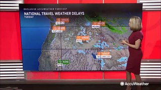 Thunderstorms to affect Tuesday travel plans