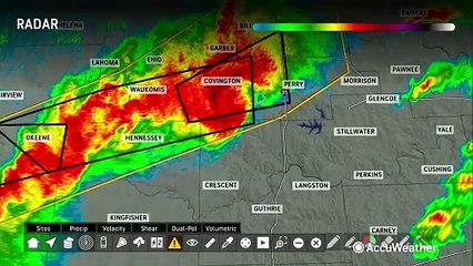 Rain-wrapped tornadoes pose a dangerous overnight risk in parts of the Plains