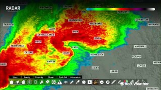 Storms gathering strength in Oklahoma with dangerous tornado potential