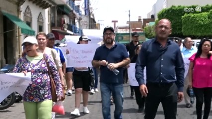 Ocotlenses se manifiestan para exigir apertura de compuertas del SIAPA