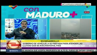 Gobierno de Venezuela presentó el plan de contingencia para atender el período lluvias