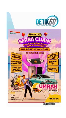 Pameran Mobil Adira Expo 2024 Serba Cuan di The Park Sawangan mulai 13 -19 Mei 2024. Datang ya