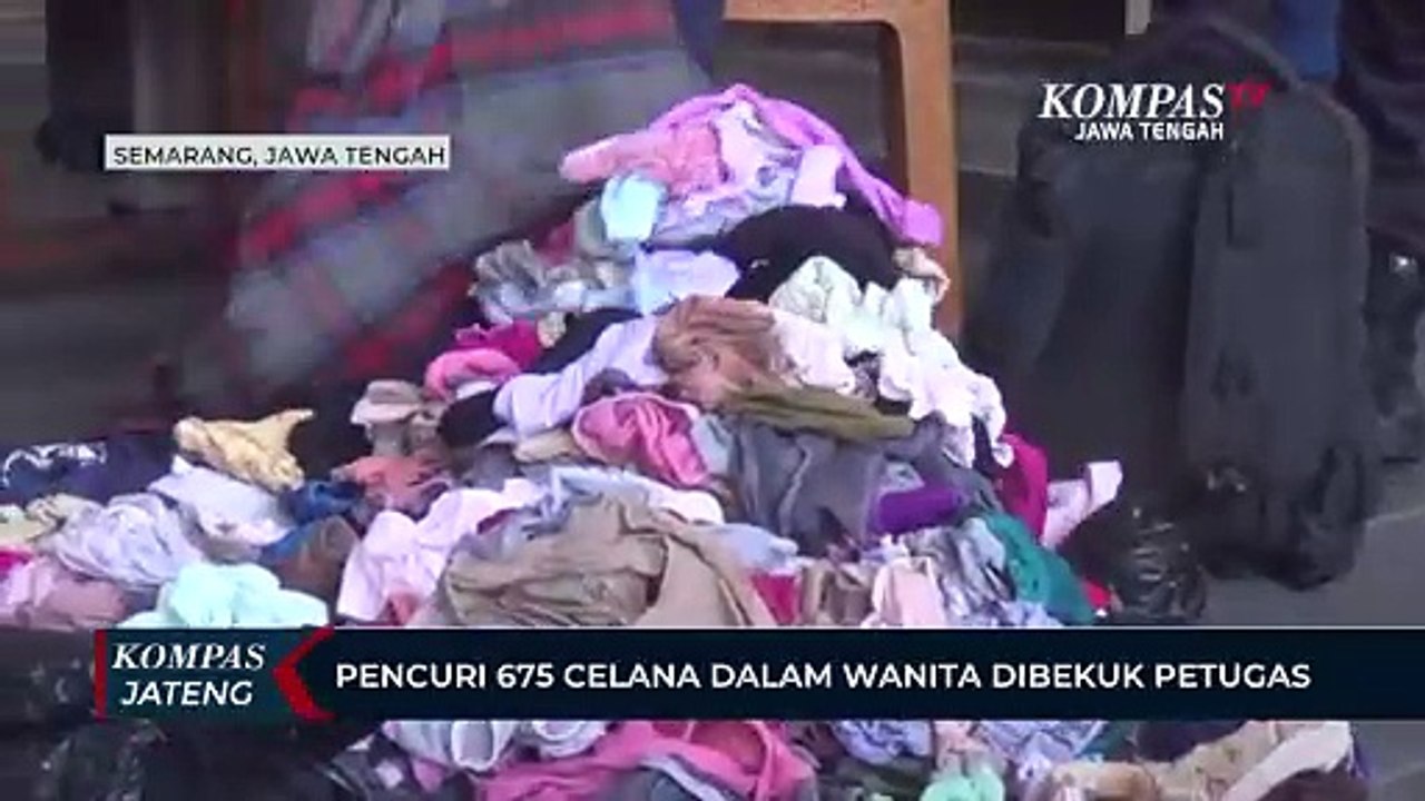 Pencuri 675 Celana Dalam Wanita Dibekuk  Petugas
