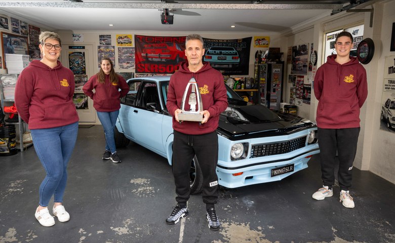 Winner of Ringbrothers Choice MotorEx 2024 - Jason and Tanya Sandner's SLR Torana
