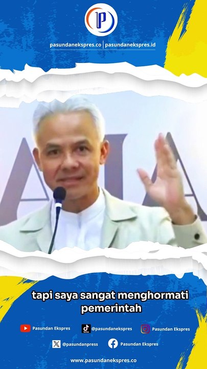 Ganjar Pranowo Pilih Jadi Oposisi di Pemerintahan Prabowo-Gibran