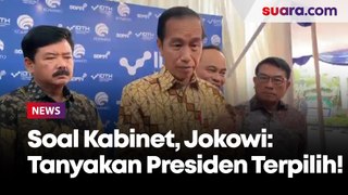 Ditanya Soal Penambahan Kementerian di Kabinet, Jokowi: Tanyakan Kepada Presiden Terpilih!