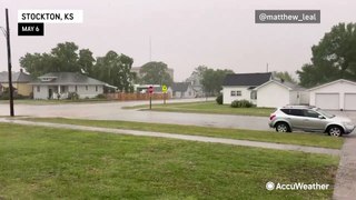 Severe storms rip through Kansas and Oklahoma