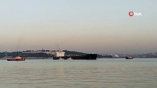 İstanbul Boğazı'nda gemi karaya oturdu