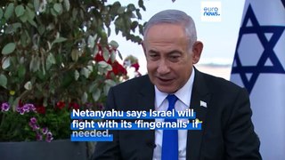 Netanyahu says his country will 'fight with fingernails' after US threatens to stop weapons