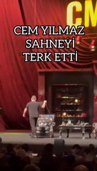 Cem Yılmaz'dan 'sahneyi terk etti' iddiasına yanıt