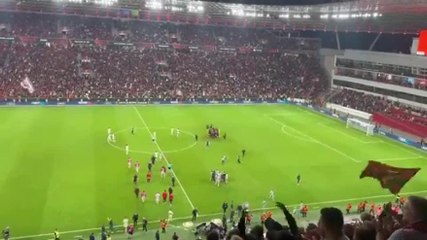 "Bella ciao": così il Bayer Leverkusen dopo la vittoria sulla Roma