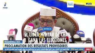 El líder militar de Chad, ganador de las elecciones entre acusaciones de fraude