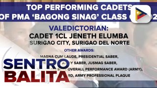 Top graduating cadets ng PMA ‘Bagong Sinag’ Class of 2024, ipinakilala