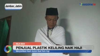 Tukang Plastik Keliling di Jember Naik Haji
