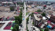 Kahramanmaraş'ın deprem sonrası değişimi gözler önüne serildi
