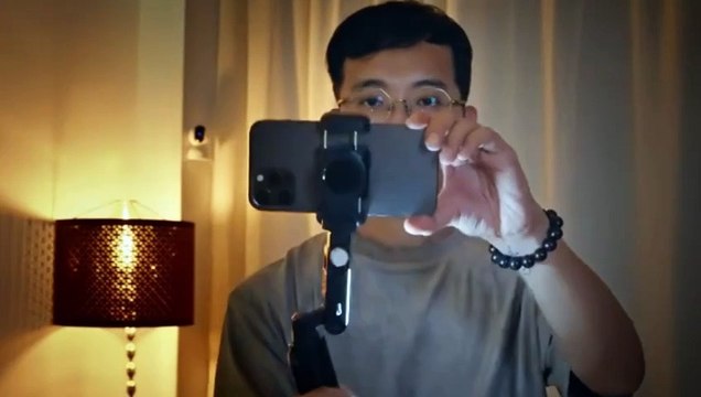 Selfie Stick Tripod Gimbal For iPhone Phone Smartphone Live Photography