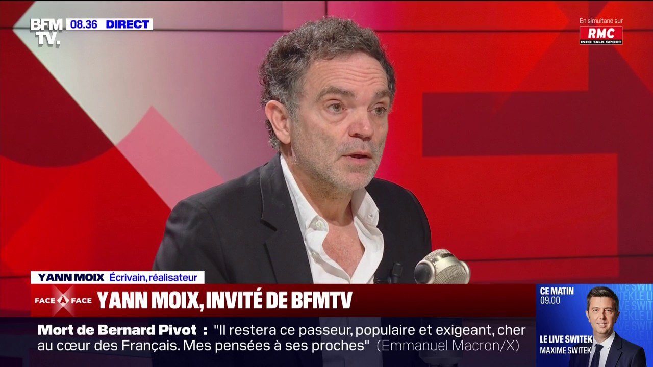 Yann Moix (écrivain et réalisateur) sur Gérard Depardieu: "Il a tenu ces propos sur une femme de 35 ans"