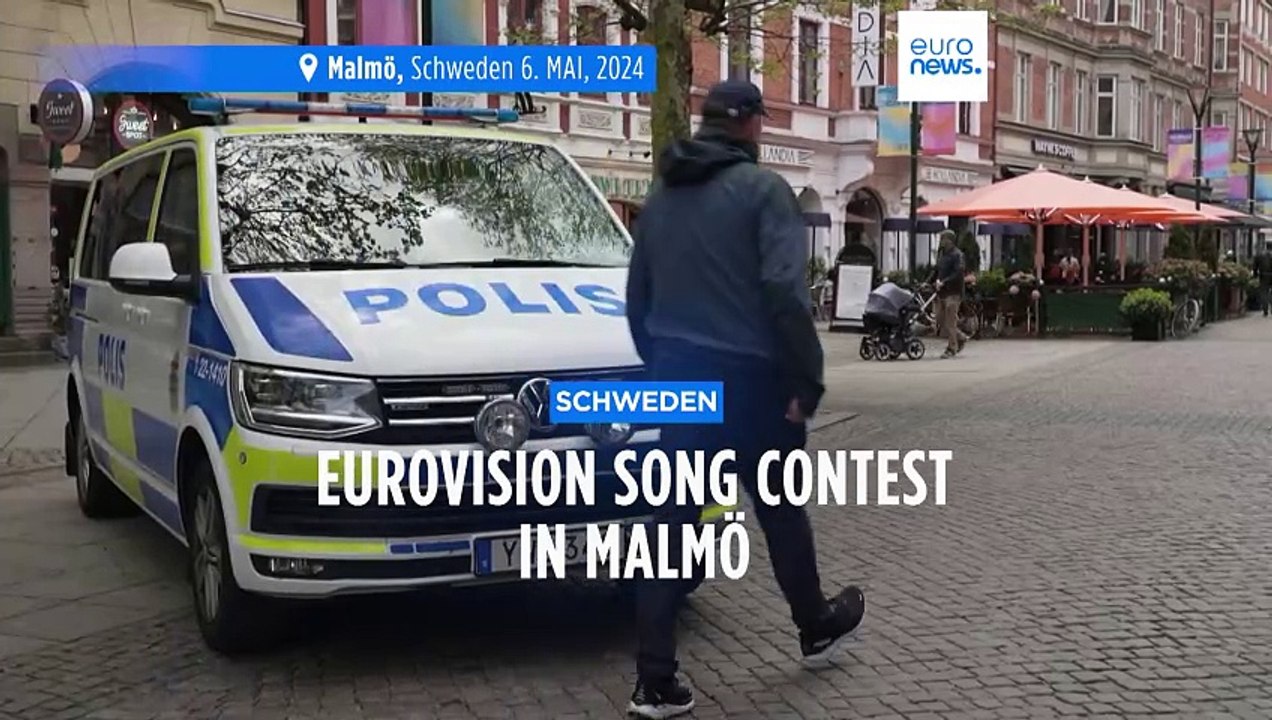 ESC in Malmö: Über 1000 Polizisten vor Finale der Eurovision im Einsatz