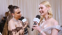Elle Fanning Pays Homage to Sleeping Beauty at the Met