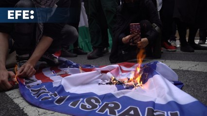 Imágenes de las protestas propalestina en la Met Gala
