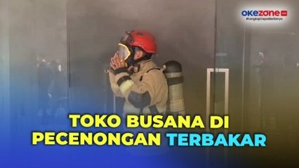 Toko Kain dan Busana di Pecenongan Terbakar, Karyawan Sempat Panik Berhamburan