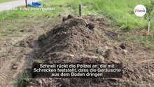 Schreie unter der Erde: Polizei beginnt zu schaufeln und erlebt einen Alptraum