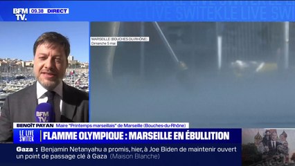 Benoît Payan (maire de Marseille) sur l'arrivée de la flamme olympique: "C'est l'histoire olympique de Marseille qui va s'écrire demain"