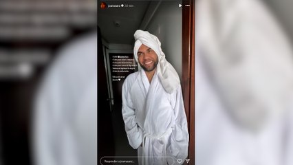 La romántica felicitación de Joana Sanz a Alves por su cumpleaños: "Amo-te"