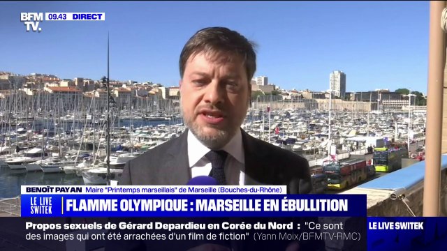 Benoît Payan (maire de Marseille) sur la grève des éboueurs: J'ai demandé à ce que toutes les dispositions soient prises, parce que c'est navrant de voir ça