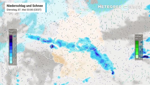 Das nasse Wetter findet ein Ende! Die Regenfälle ziehen ab, an Christi Himmelfahrt zeigt sich immer wieder die Sonne!