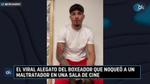 El viral alegato del boxeador que noqueó a un maltratador en una sala de cine