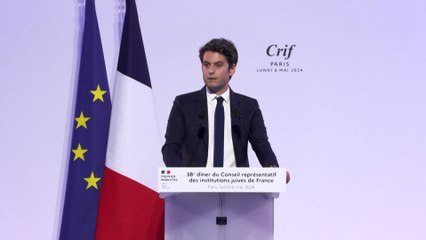 Gabriel Attal dénonce une « vague violente » d’antisémitisme en France en 2024