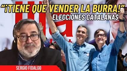 Sergio Fidalgo descubre la gran trapa de Illa a los votantes que engaña: “¡Tiene que vender la burra!”