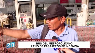 Fernando Perera sobre incendios en buses del metropolitano: “Vida de las unidades llegaron a su fin”