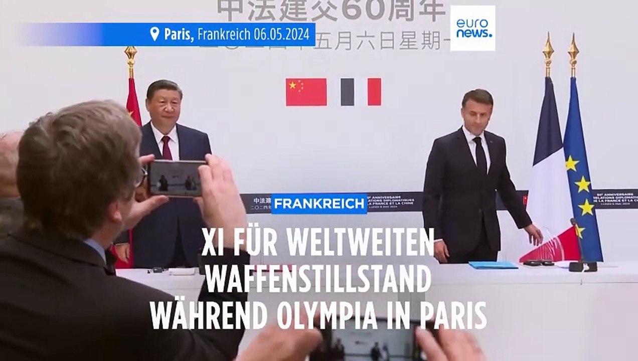 Chinas Xi Jinping ruft zu weltweitem Waffenstillstand während Olympia in Paris auf