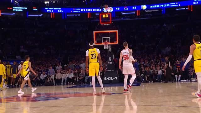 Brunson's 43 inspires Knicks to win over Pacers