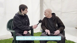 Chris Slade Timeline Band speak at MacMoray Festival