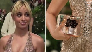 Camila Cabello shows off frozen hands after bringing purse made of ice to Met Gala