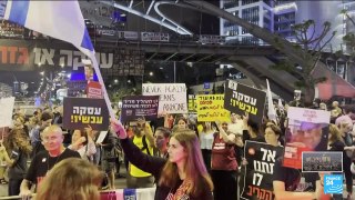 Hostage families protest accros Israel