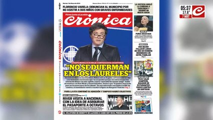 Milei volvió a advertir a empresarios argentinos "No se duerman en los laureles"