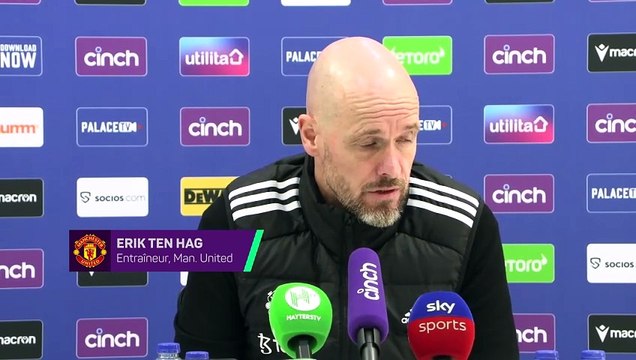 Ten Hag : Nous nous sommes laissés tomber les uns les autres