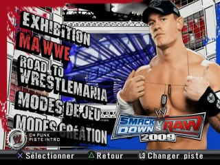 WWE SmackDown vs. Raw 2009 online multiplayer - ps2